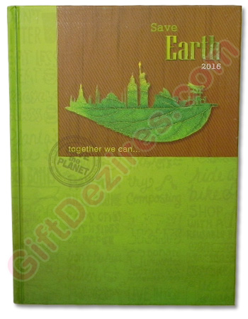 Promotional Desk Diary (Green and Save Planet Theme)